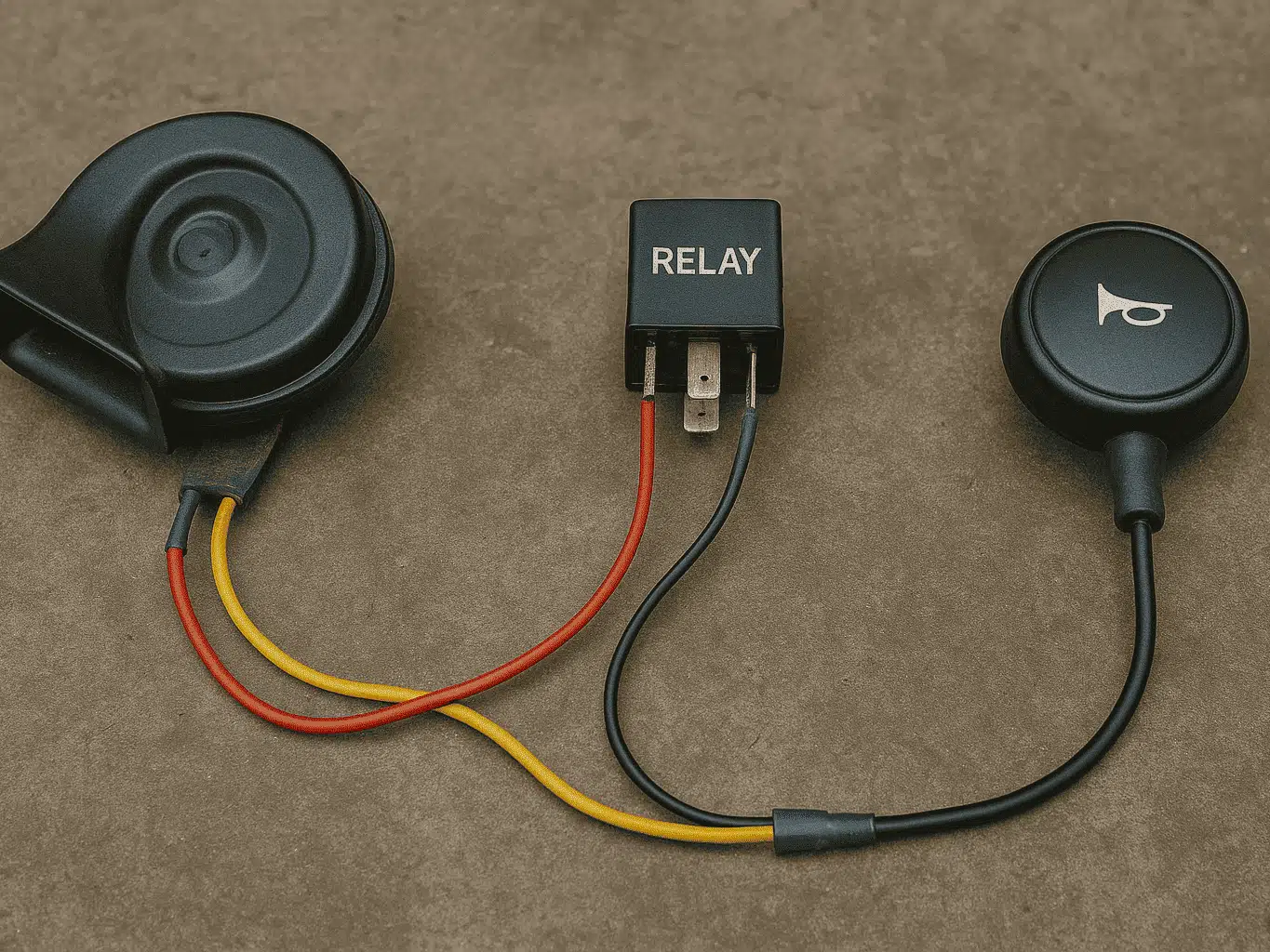 jalur relay klakson